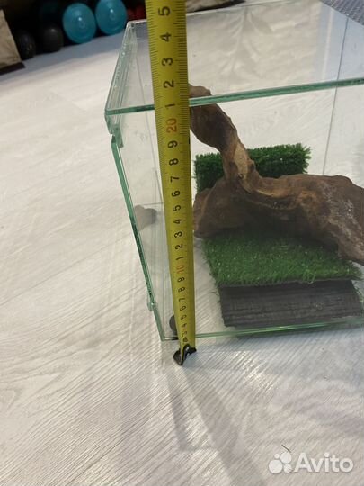 Аквариум/террариум для черепахи 20х20х20