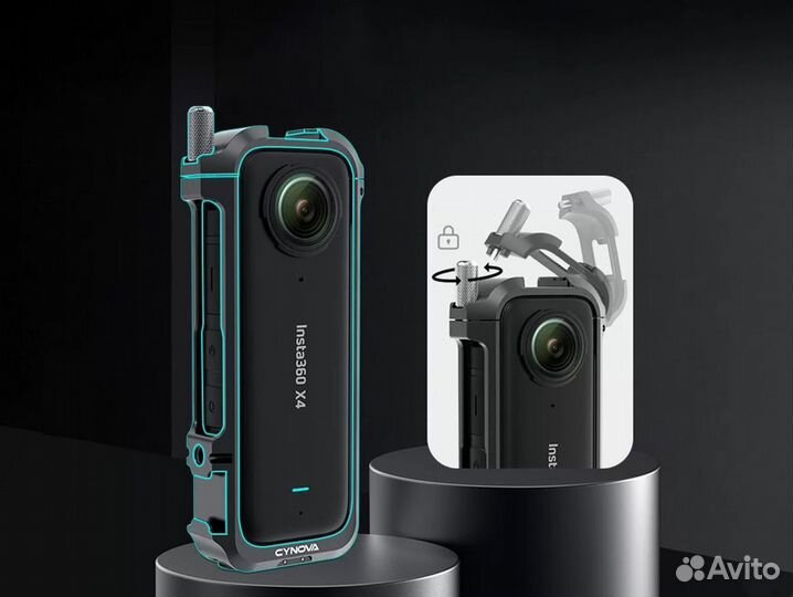 Металлическая рамка с колпаком для Insta360 X4