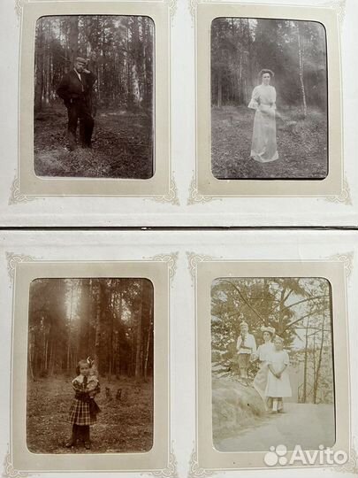 Фотоальбом с дореволюционными карточками