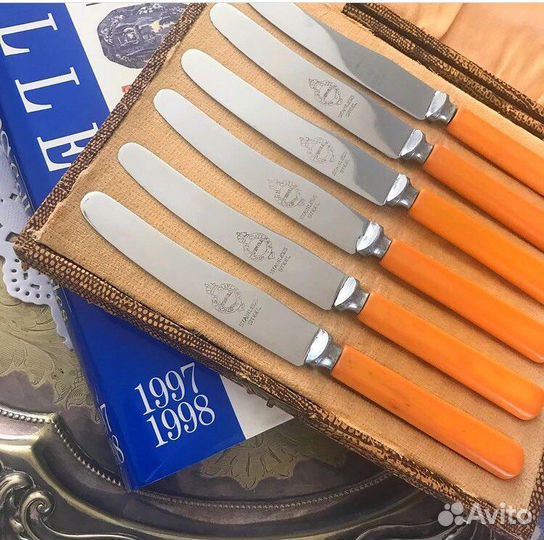 Винтажные столовые ножи из нержавейки