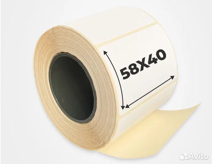 Термоэтикетки 58Х40