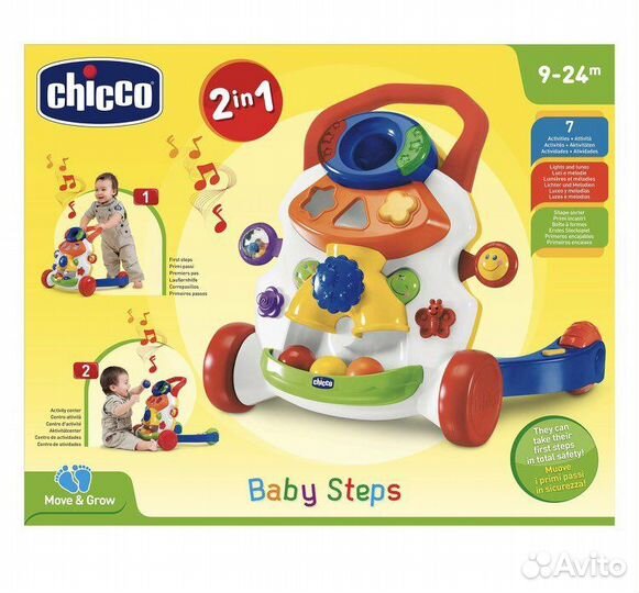 Ходунки каталка chicco