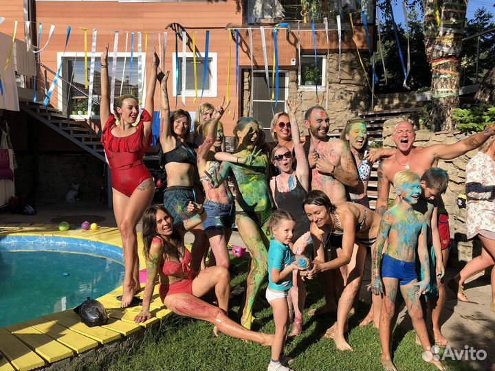 Детские праздники с красками