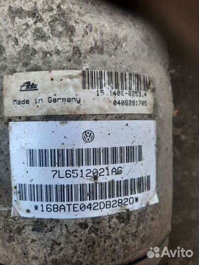 Пневмо подвеска фольксваген туарег