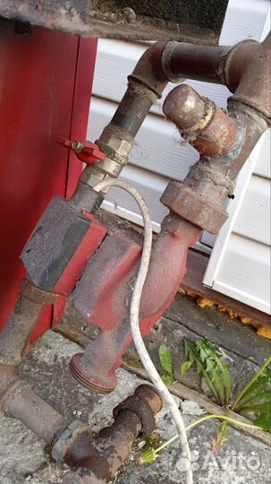 Твердотопливный котел кс-Т+насос grundfos