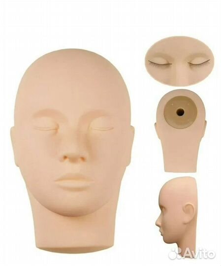 Голова тренеровочная для наращивания ресниц