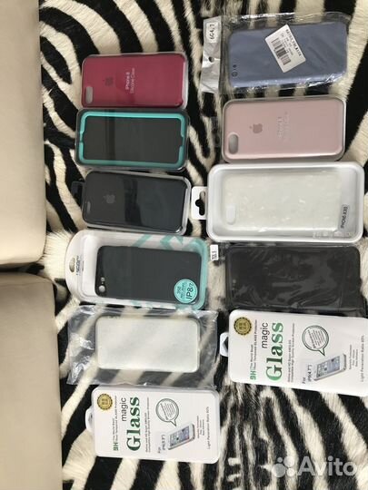 Чехлы на iPhone 6 7 8 новые стекла