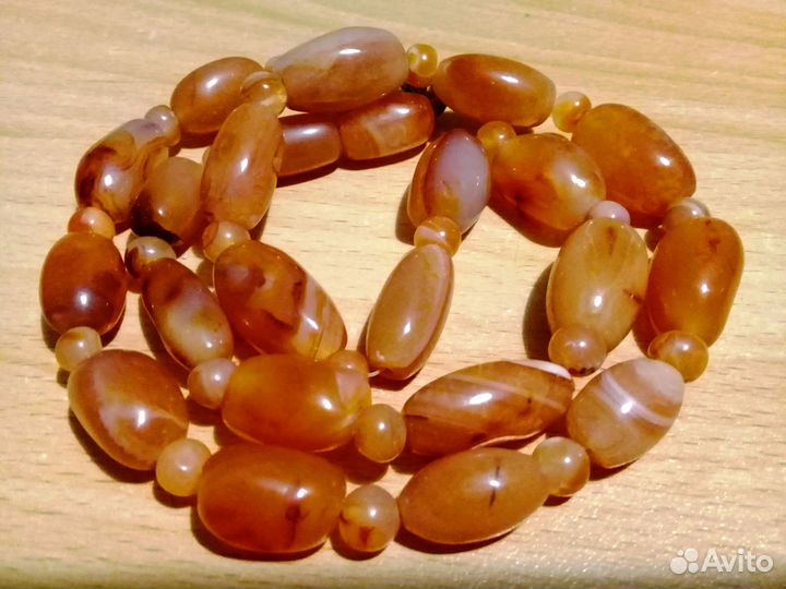 Бусы Сердолик