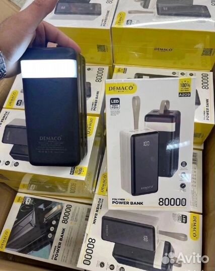 Повербанк 80000 powerbank портативный акуумулятор