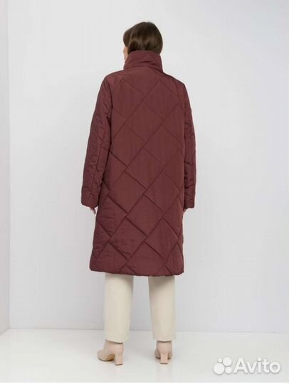 Пальто стеганое женское 60