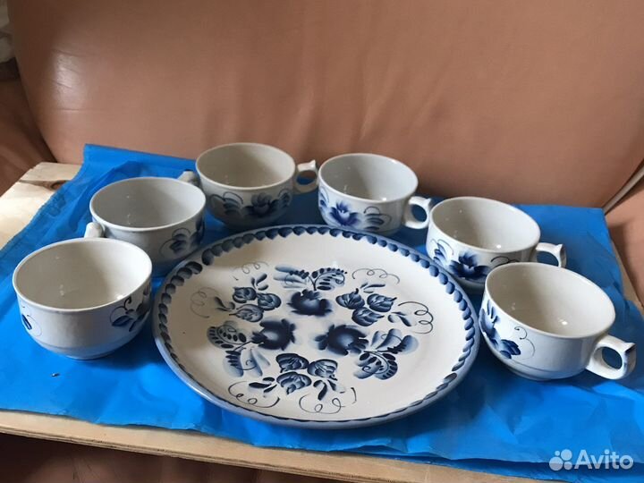 Чайный набор Гжель