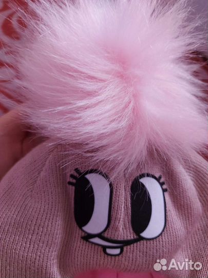 Шапка шлем для девочки