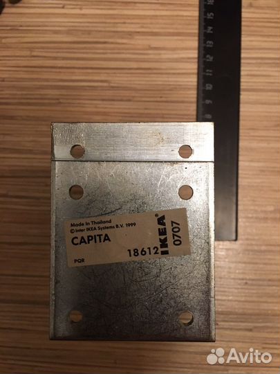 Ножки Икеа IKEA Capita металл мебельные 10 см