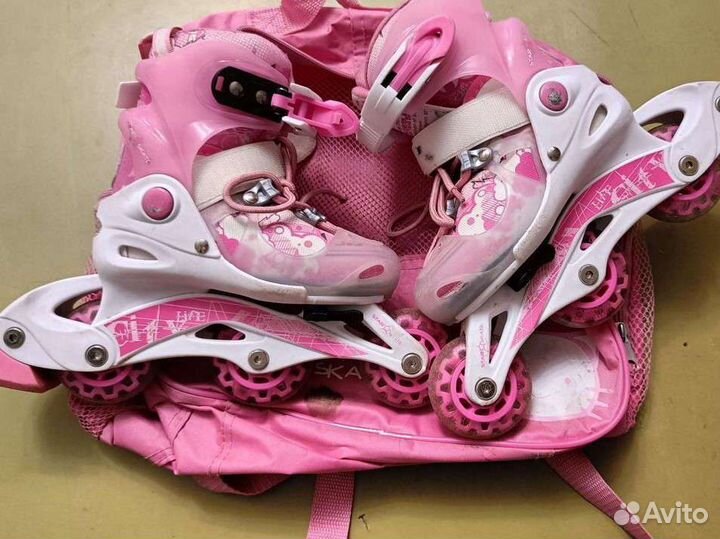 Коньки роликовые детские Kitty р.26-29