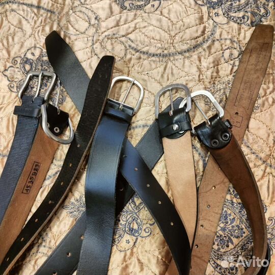 Натуральные кожаные ремни
