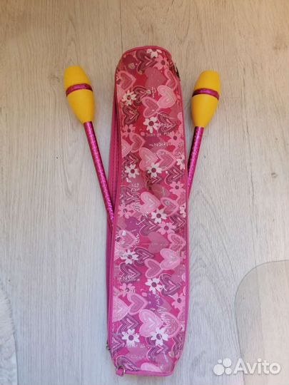 Булавы детские, 35 см с чехлом