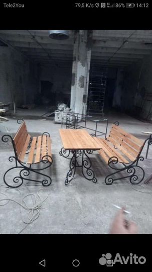 Лавочка садовая