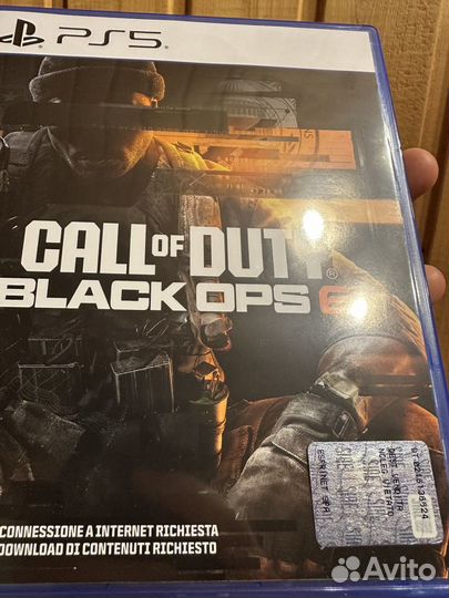 Call of duty black ops 6 ps5 диск