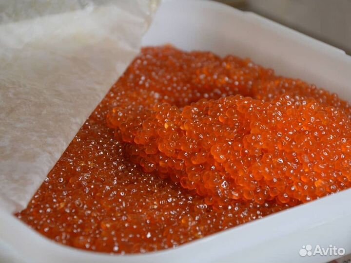 Красная икра кеты