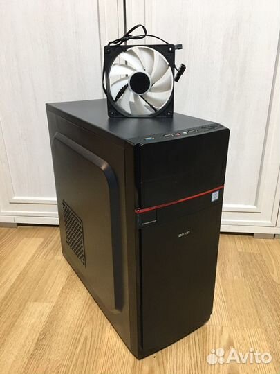 Корпус Mini-Tower + вентилятор Aerocool