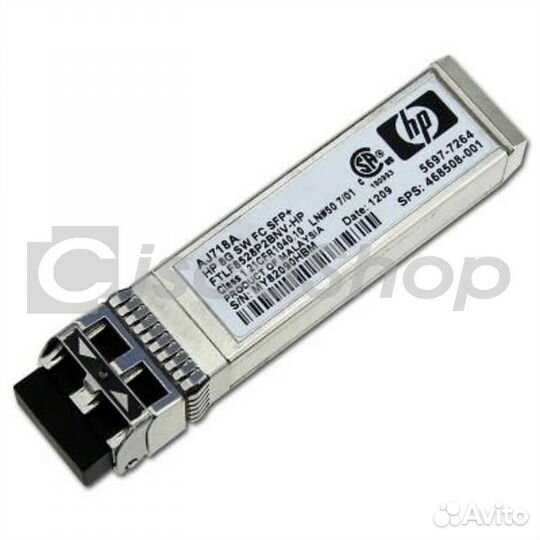 Модуль оптический HP 8Gb Short Wave Fibre Channel