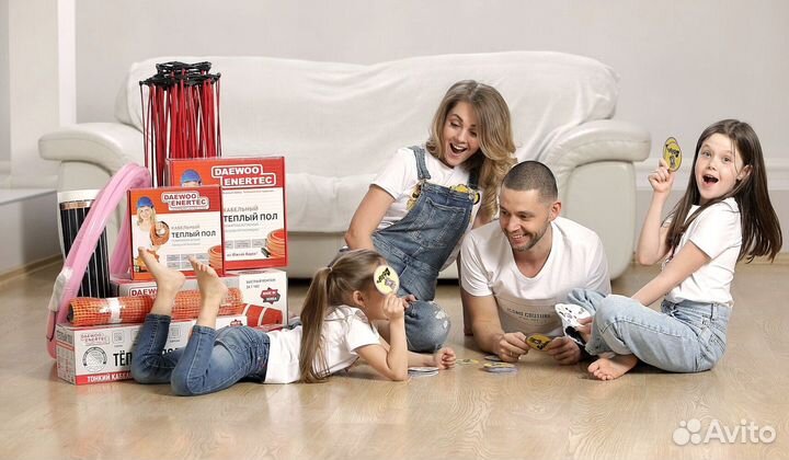 Двухжильный кабельный тёплый пол daewoo enertec