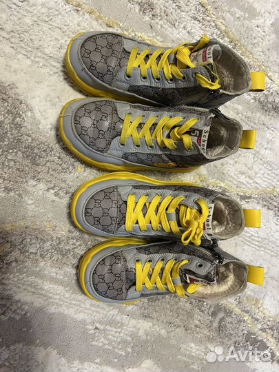 Полуботинки зимние