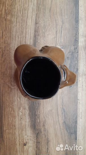 Кружка пивная сувенирная с бабой, новая