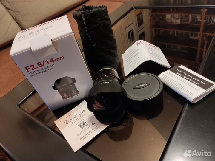 Объектив Samyang 14mm f/2.8 ED AS IF UMC Sony E