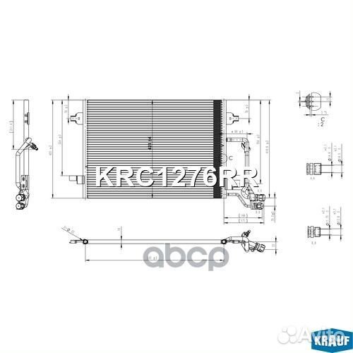 Радиатор кондиционера audi A 6 / S 6 C5 97