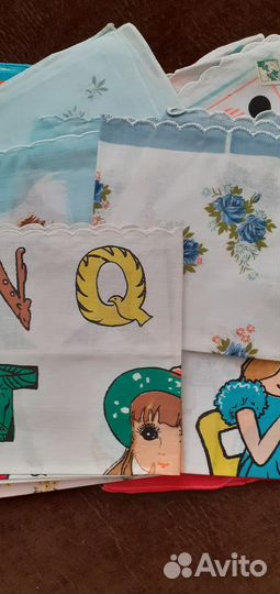Детские батистовые носовые платочки