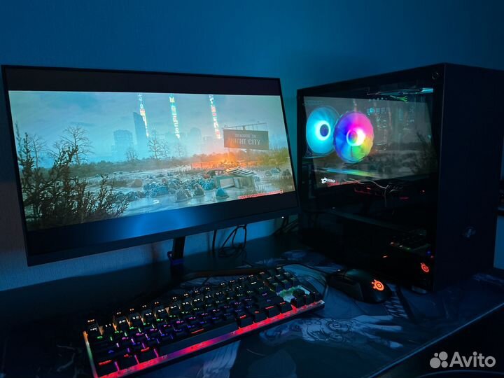 Комплект Очень Мощный Игровой Компьютер с Моником