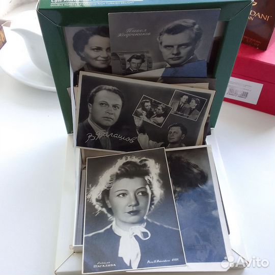 Фото открытка артисты ссср.Клара Лучко и др