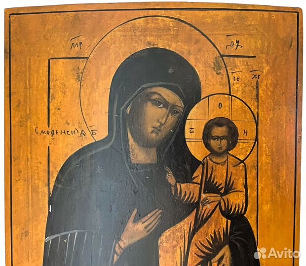 Икона Смоленская Пресвятая Богородица 19 век