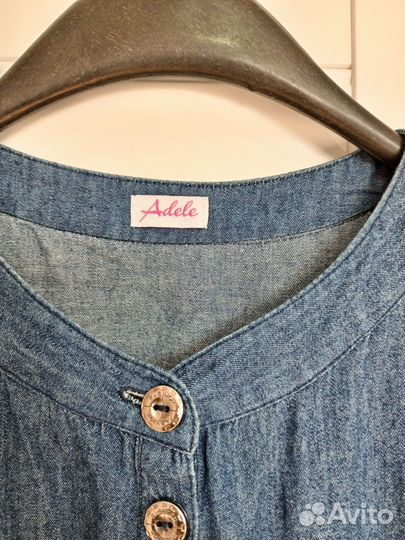 Платье летнее джинсовое для беременных