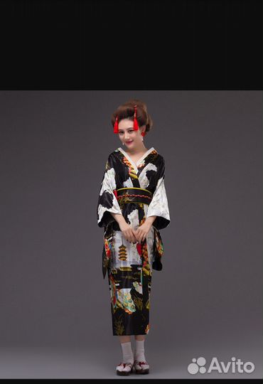 Японское кимоно женское р.42-44, на рост до 168