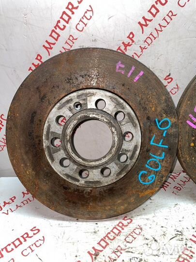 Диск тормозной передний Volkswagen Golf 6