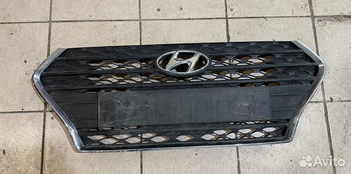 Решетка радиатора на hyundai solaris 2 хендэ соля