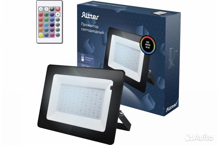 RGB прожектор 100 ватт