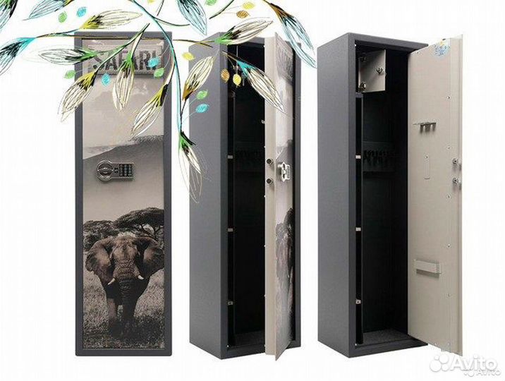 Сейф оружейный Valberg сафари EL print