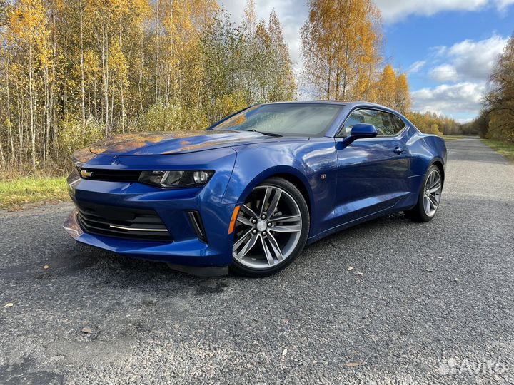 Chevrolet Camaro 2016 синяя