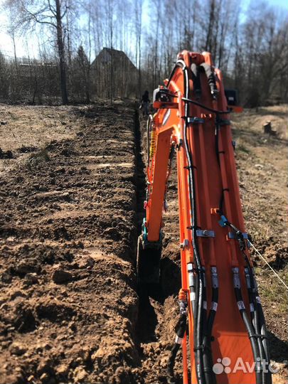 Аренда мини экскаватора, ямобур, сваекрут