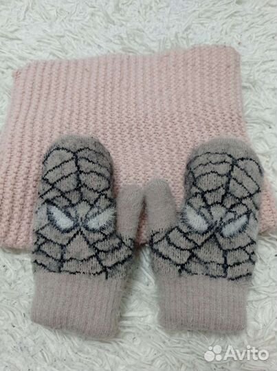 Комплект шапка, шарф