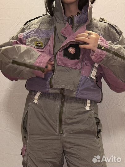 Винтажный горнолыжный комбинезон