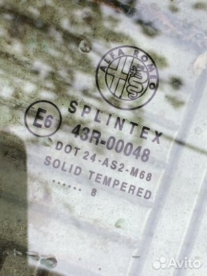 Стекло боковое Alfa Romeo 156