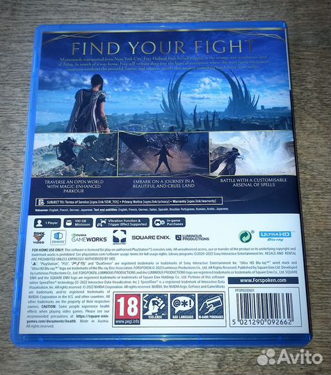 Игра Forspoken PS 5