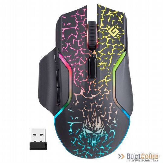 Мышь беспроводная Defender Oneshot GM-067 Чёрный