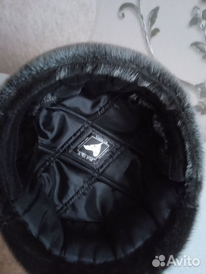 Меховая мужская кепка