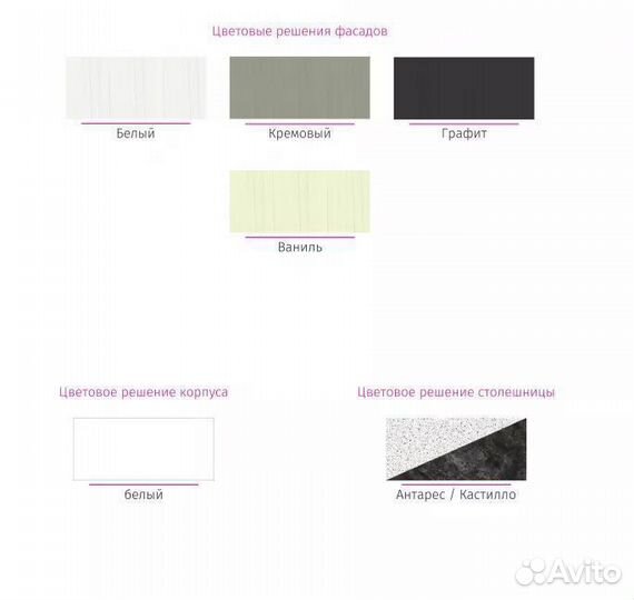 Кухонный гарнитур Алина новый