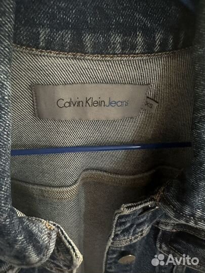 Джинсовая куртка calvin klein, р.XS